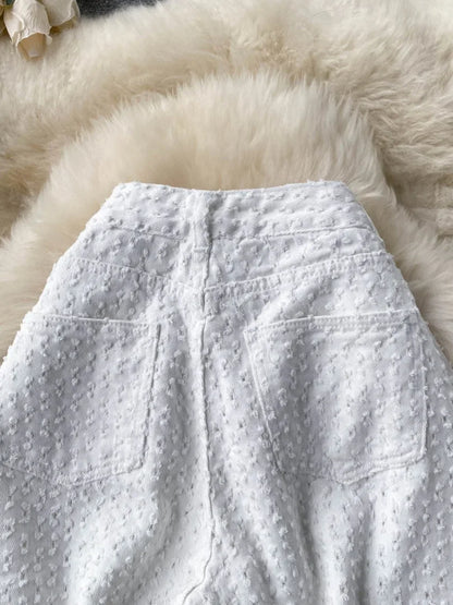 Ripped Jeans Women Casual Streetwear Spring Autumn High Waist