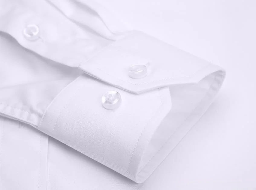 Men's Formal Business White Shirt 5XL