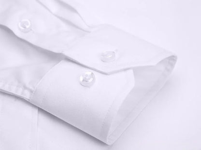 Men's Formal Business White Shirt 5XL