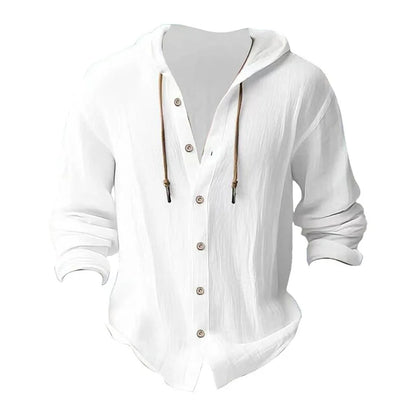 Men's Hooded Long Sleeve Beach Shirt