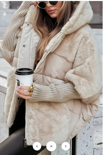 Winter Jacket Women 2026 Loose New Down Jacket Hooded