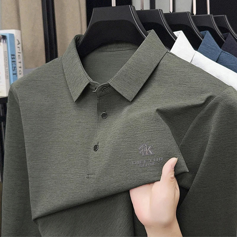 Kişi Polo Uzunqol T-shirti 2025