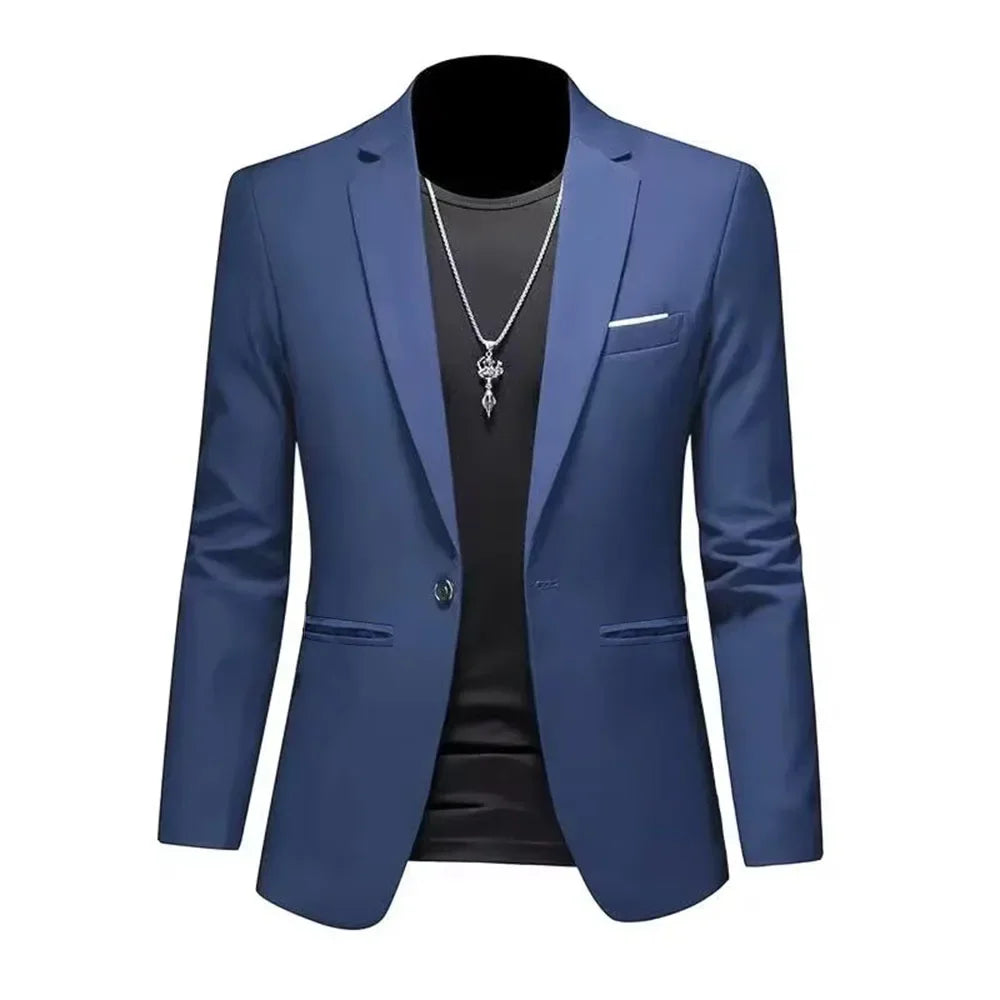 Men's Slim Fit Non-Iron Business Suit Jacket