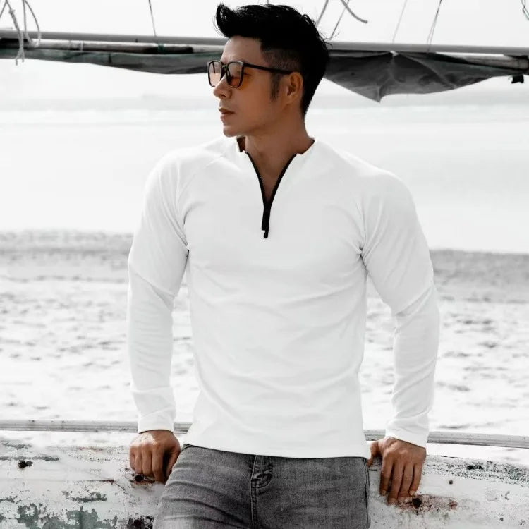 Men's Compression Gym Long Sleeve T-Shirt