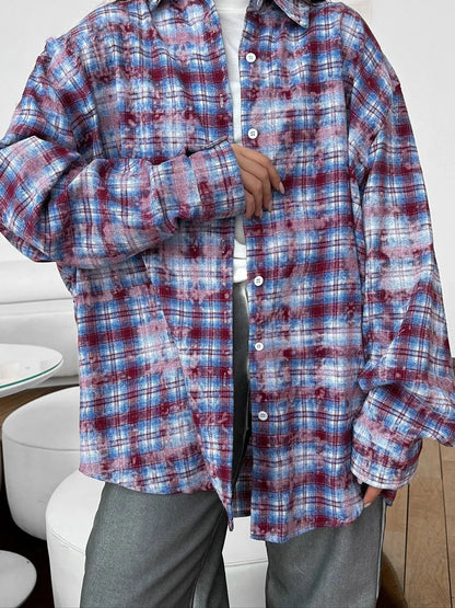Women's Plaid Shirt Spring Autumn Long Sleeve Casual