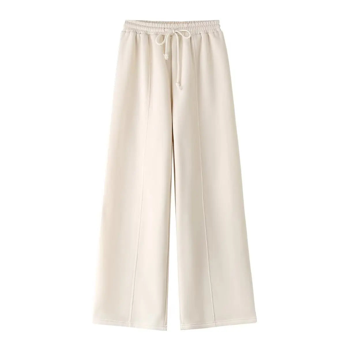 HH Women's Fall 2-Piece Retro Bomber Jacket + Wide Leg Pants Streetwear