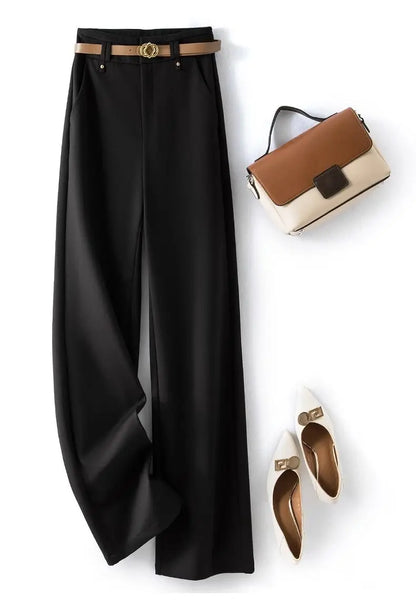 Women's Pants Work Dress Office Tailoring Wide Leg 2025