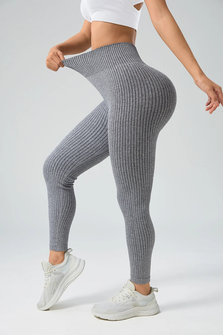 Women Sports Leggings Seamless Yoga Pants Tummy Control Sportswear