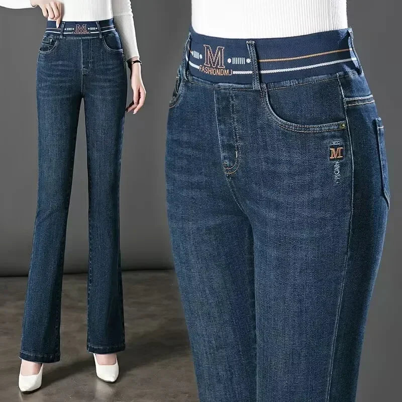 Women's Oversize Jeans 26-38 - Slim High Waist Skinny Denim Pants