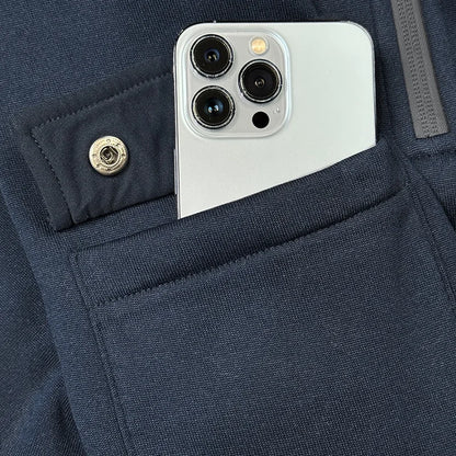 Men's Fleece Zipper Sportswear Suit Set