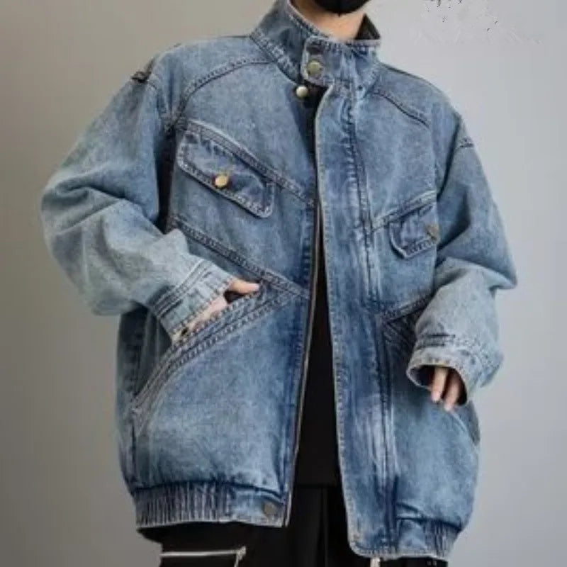 Denim Jacket Men Spring Autumn - Cargo 2026