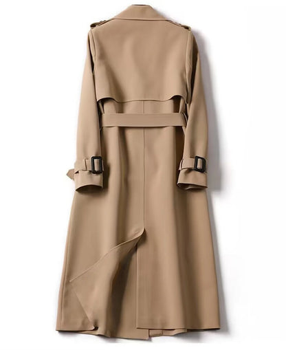 Women's Fashion Trench Coat Korean Spring Long Sleeve