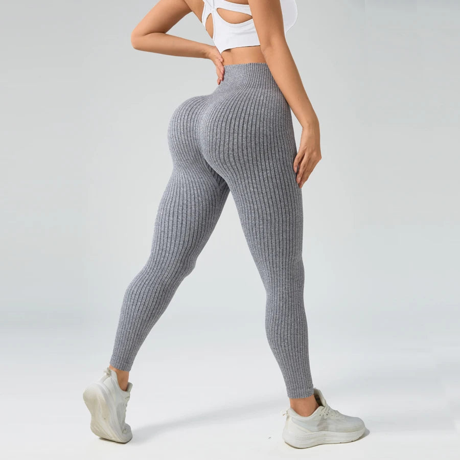 Women Sports Leggings Seamless Yoga Pants Tummy Control Sportswear