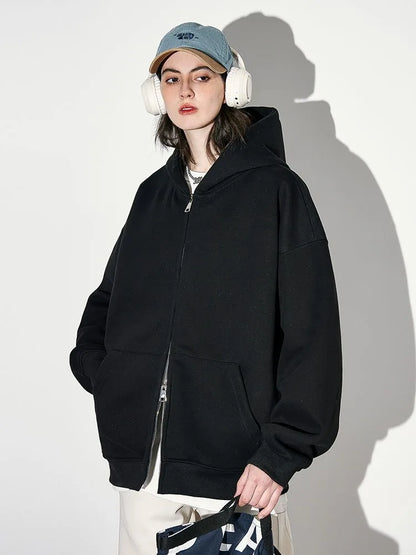Women's Fashion Warm Hooded Jacket Fall Autumn Winter Gray