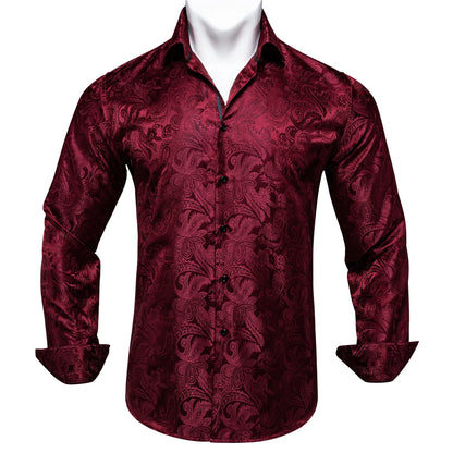 Men's Slim Fit Long Sleeve Dress Shirt