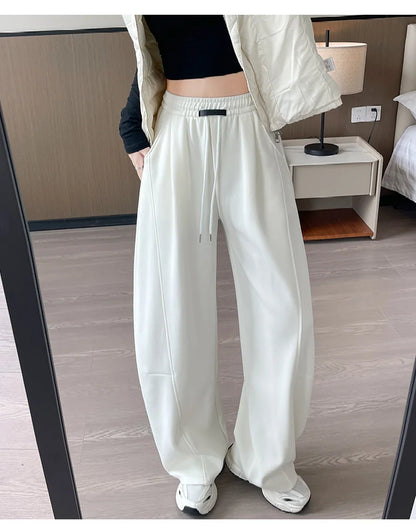 Sports Pants Women Spring Autumn High-Waisted Slim