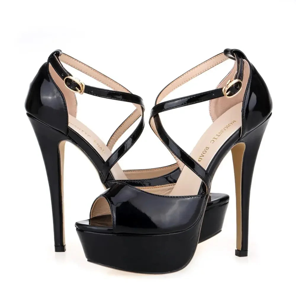 Women Sandals 2026 Platform High Heels 14CM