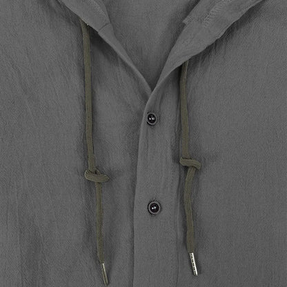 Men's Hooded Long Sleeve Beach Shirt