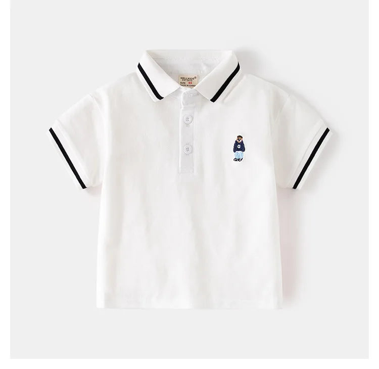 Boys' Bear Polo T-Shirt - Toddler Kids Top