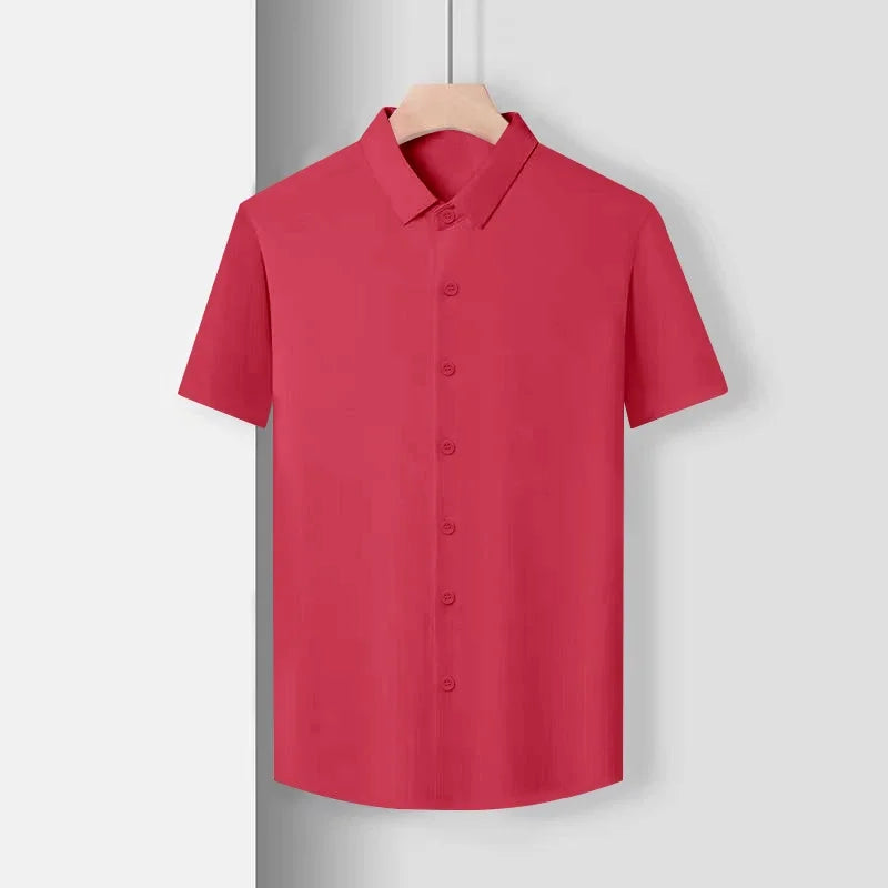 Men's Wrinkle-Free Short Sleeve Casual Shirt