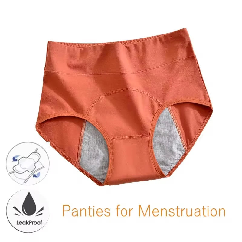 Panties For Menstruation - Cotton Menstrual High Waist Period Underwear