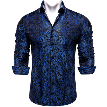 Men's Slim Fit Long Sleeve Dress Shirt