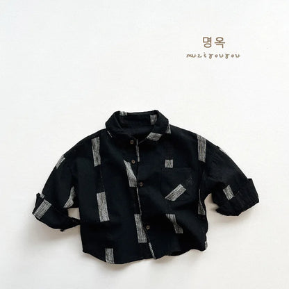 Kids Vintage Cotton Cardigan Shirt