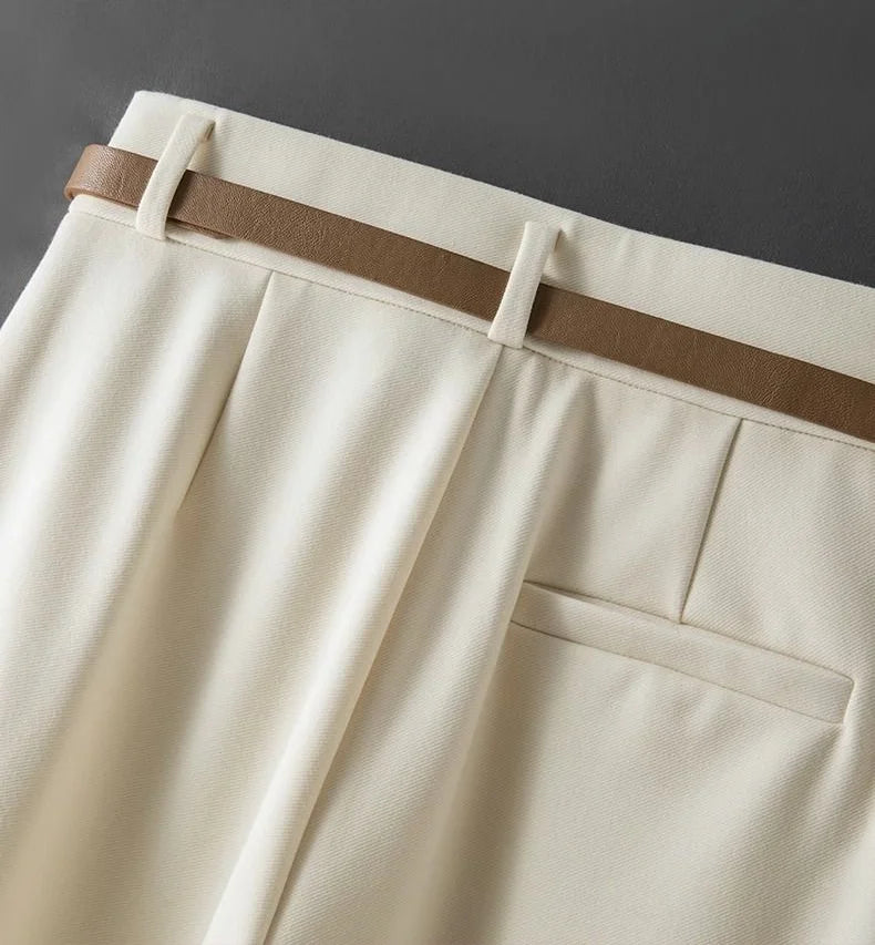 Women's Pants Work Dress Office Tailoring Wide Leg 2025