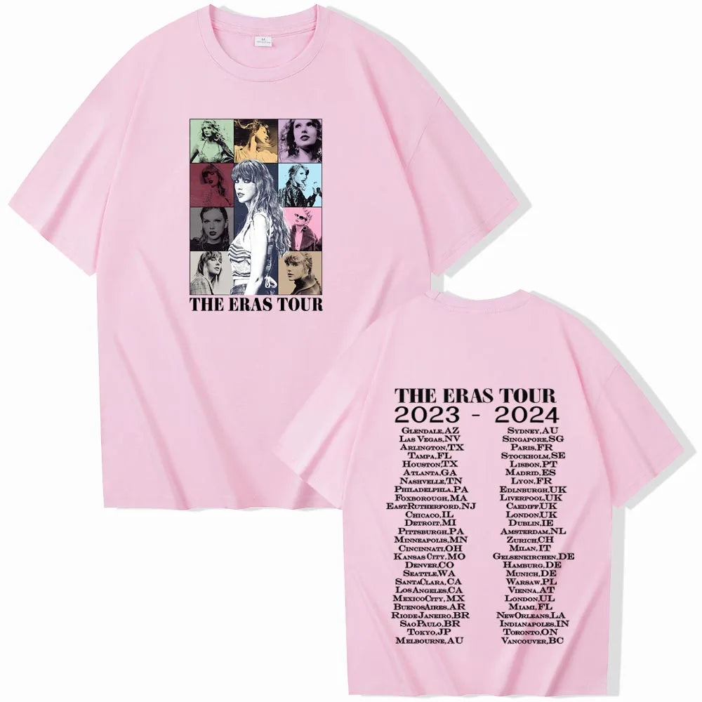 The Era Tour T-Shirt - Harajuku O-Neck Casual Tee for Men & Women (Fan Gift)