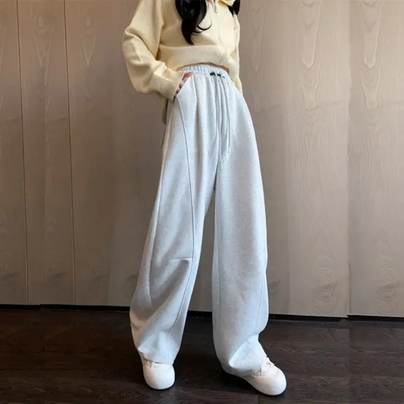 Sports Pants Women Spring Autumn High-Waisted Slim