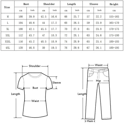 Men's Waffle Round Neck Long Sleeve T-Shirt 4XL