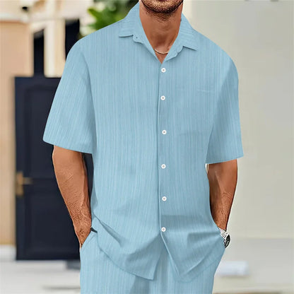 Men's Lightweight Casual Short Sleeve Shirt