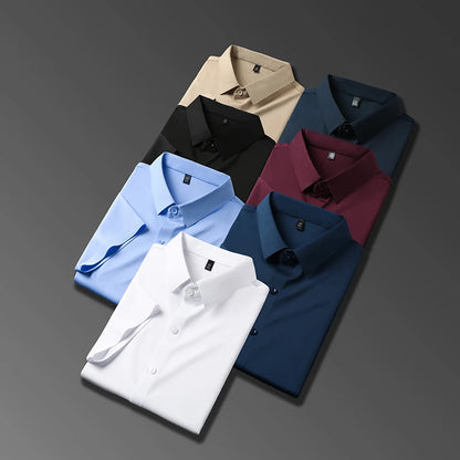 Men's Wrinkle-Free Short Sleeve Casual Shirt