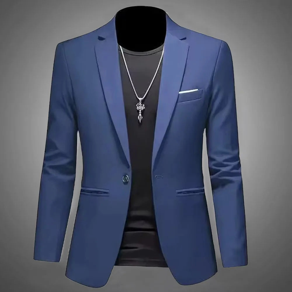 Men's Slim Fit Non-Iron Business Suit Jacket