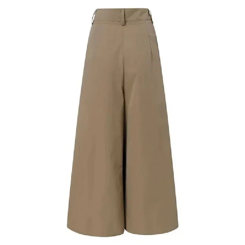 Wide Leg Pants Women Palazzo Summer Printed Linen