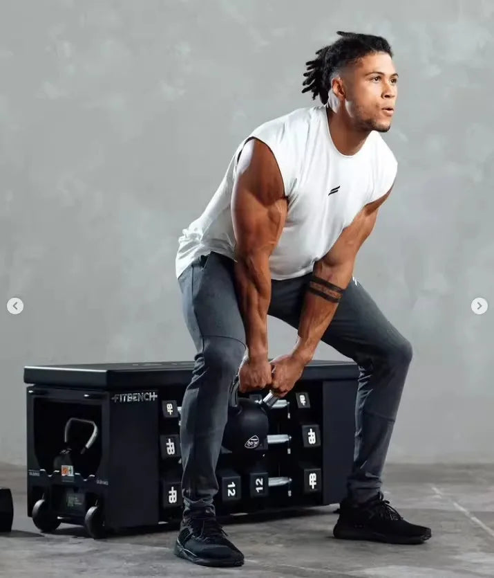 Qolsuz T-shirt Kişilər üçün Tez quruyan Fitnes Bodibildinq Köynək Kişi Moda Basketbol Jilet Tor Nəfəs ala bilən Yay İdman Zalı Maykası Kişilər üçün