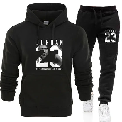 Men's Hoodie and Pants Set - Casual Tracksuit