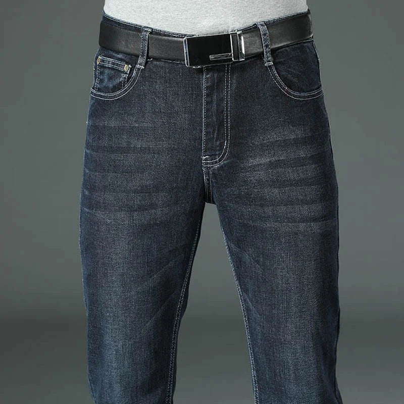 Men's Flared Boot Cut Jeans - Designer Classic High Waist