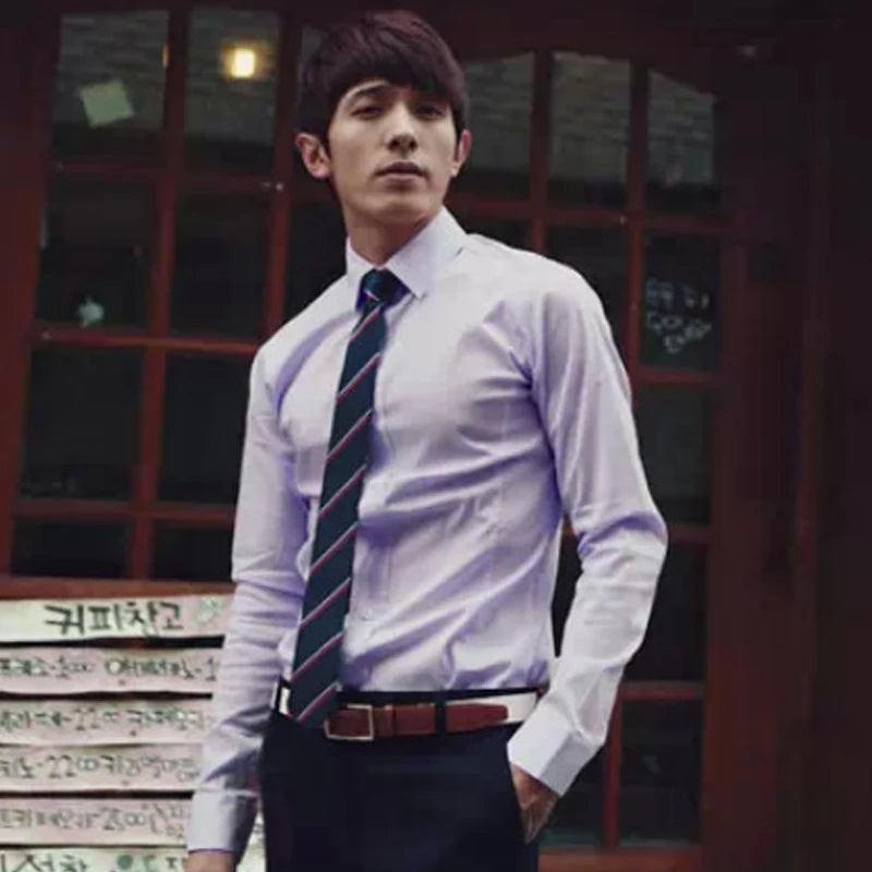 Men's Slim Fit Formal Dress Shirt