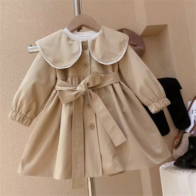 Qadın Zərif Trench Palto - Klassik Uzun Windbreaker Gödəkçə