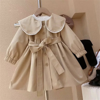 Qadın Zərif Trench Palto - Klassik Uzun Windbreaker Gödəkçə