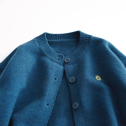Kids Knit Single-Breasted Sweater 2-7 Years