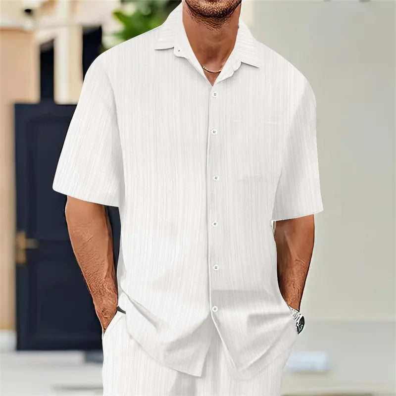 Men's Lightweight Casual Short Sleeve Shirt