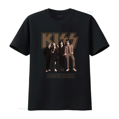 Kiss Band Vintage Washed Men's T-Shirt