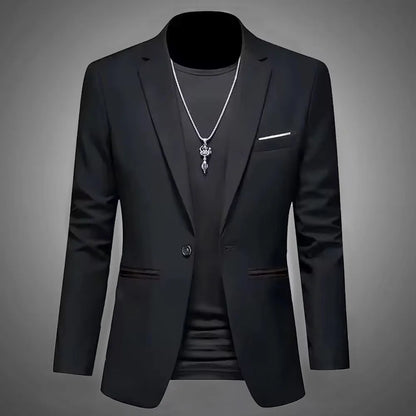 Men's Slim Fit Non-Iron Business Suit Jacket
