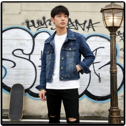 Women's Slim Fit Denim Jacket Washed Spring