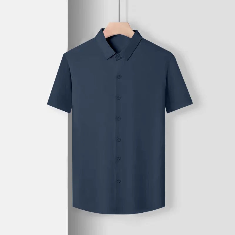 Men's Wrinkle-Free Short Sleeve Casual Shirt