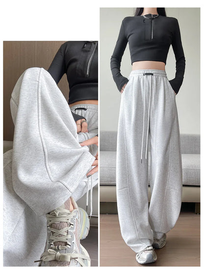 Sports Pants Women Spring Autumn High-Waisted Slim
