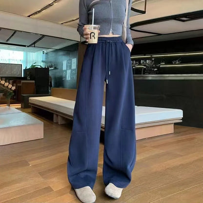Sports Pants Women Spring Autumn High-Waisted Slim