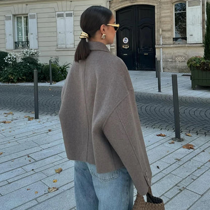 Women's Jackets Coats Autumn 2025 New Chic Loose Warm Elegant
